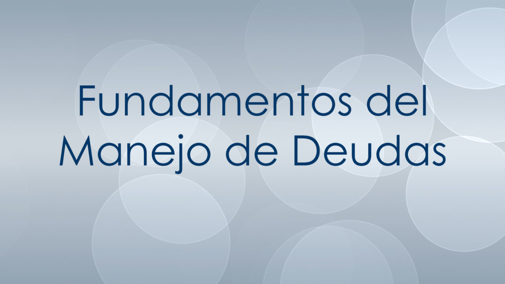 Fundamentos del Manejo de Deudas